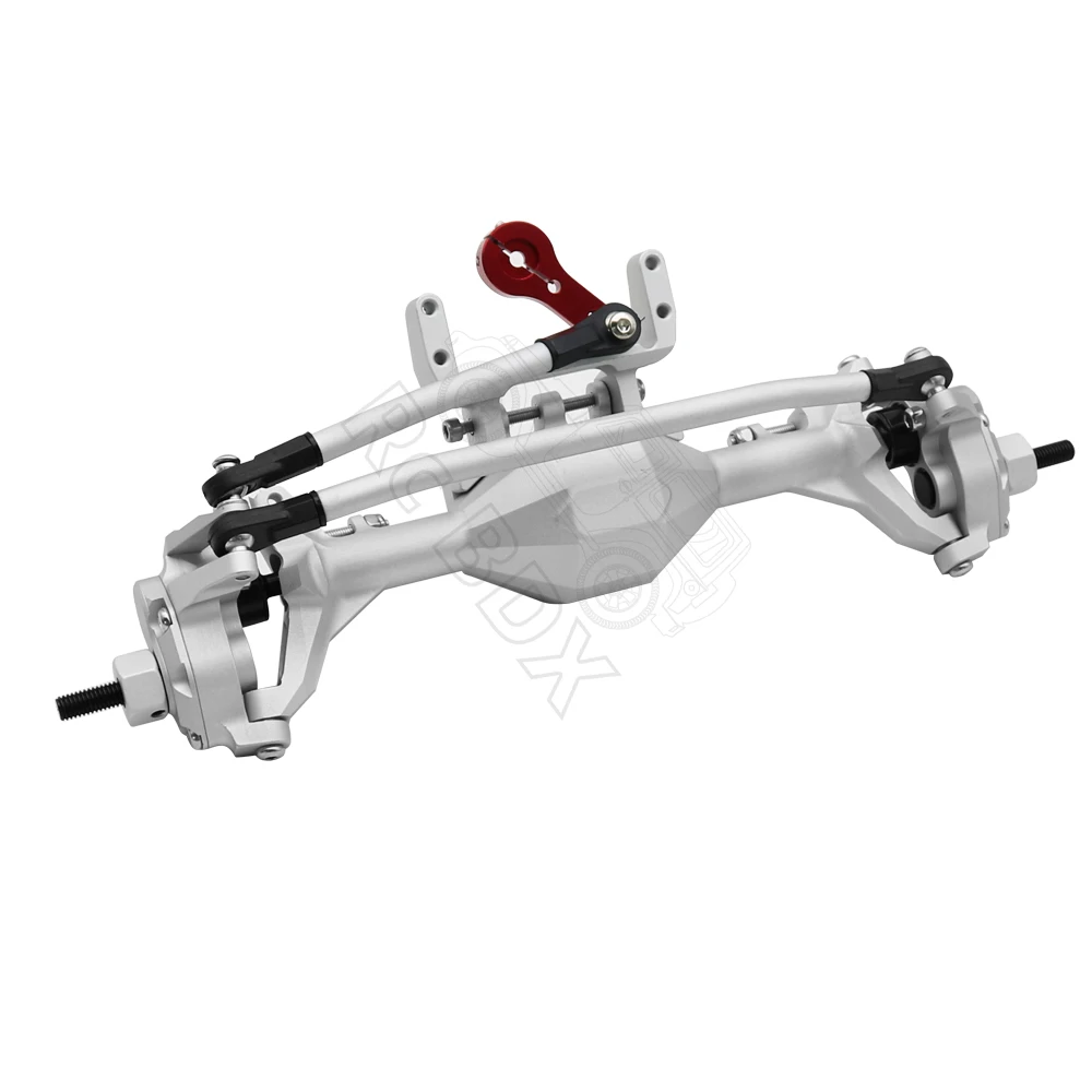 CNC-gefräste Aluminium-integrierte vordere hintere Portalachse eloxiert für 1/10 RC Crawler Car Axial SCX10 II RGT 86100 Redcat GEN8