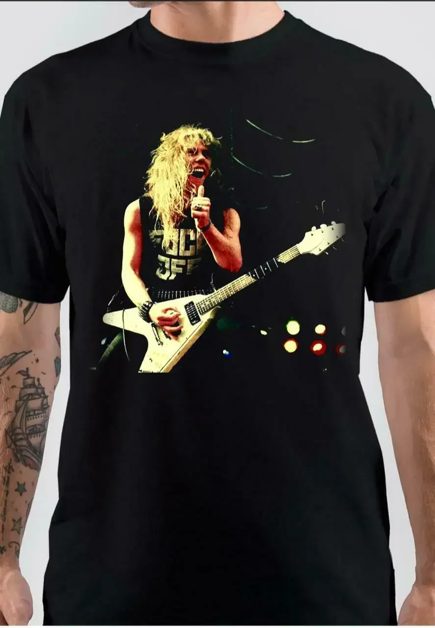 James Hetfield Shirt Funny Birthday Cotton Tee Vintage Gift For Men Women