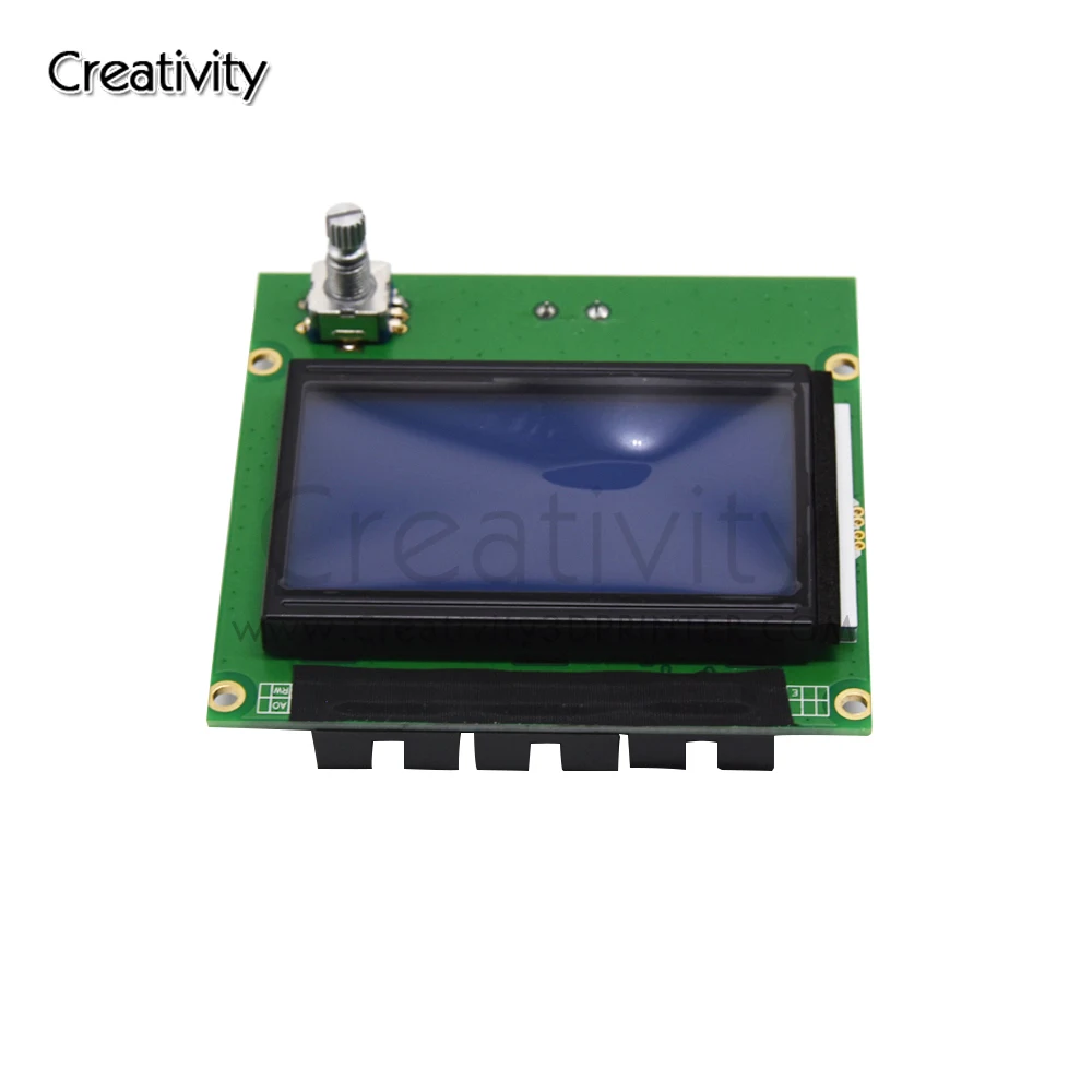 12864 Schermo LCD Controller RAMPE 1.4 Display Schermo Blu + Cavo Per CREALITY 3D Ender 3 CR-10 CR-10S 3D Parti Della Stampante