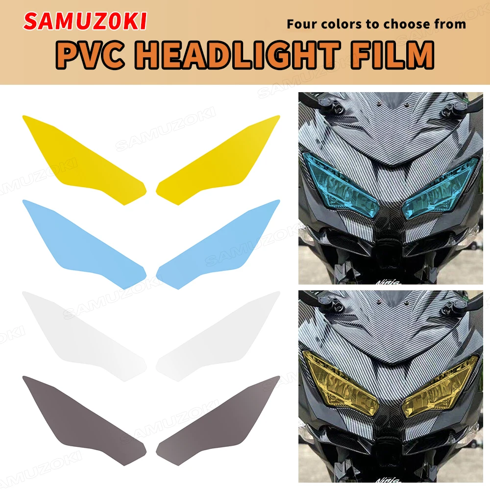 

Motorcycle Headlight Protection Film Transparent Film Anti Scratches Sticker Fit for Ninja 400 NINJA400 2018 2019 2020