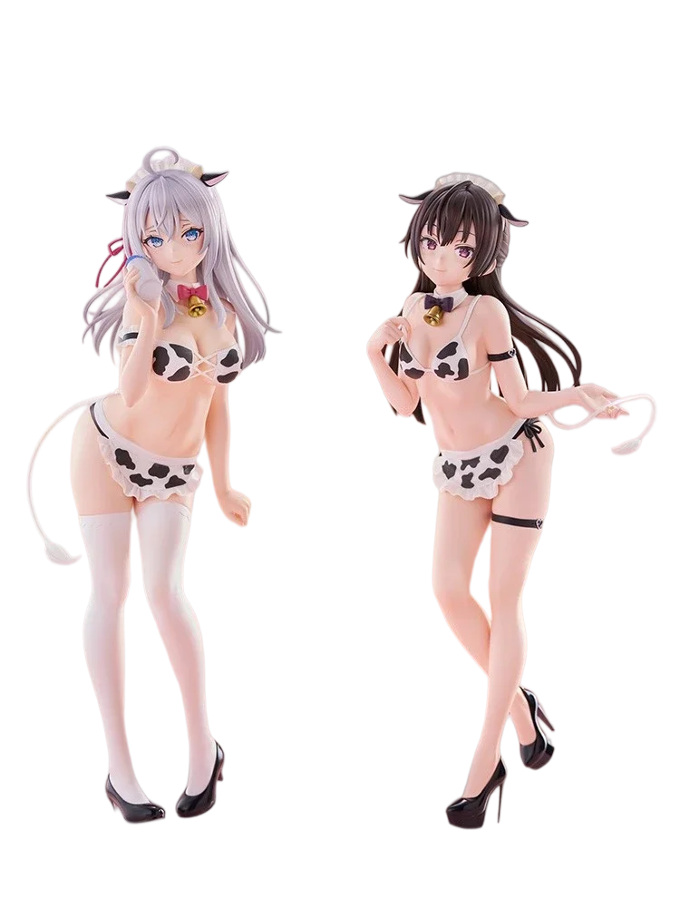 FuRyu TENITOL Alya Sometimes Hides Her Feelings in Russian Alya & Yuki Suou Cow Pattern Bikini Collectible Toys Decor Ornaments