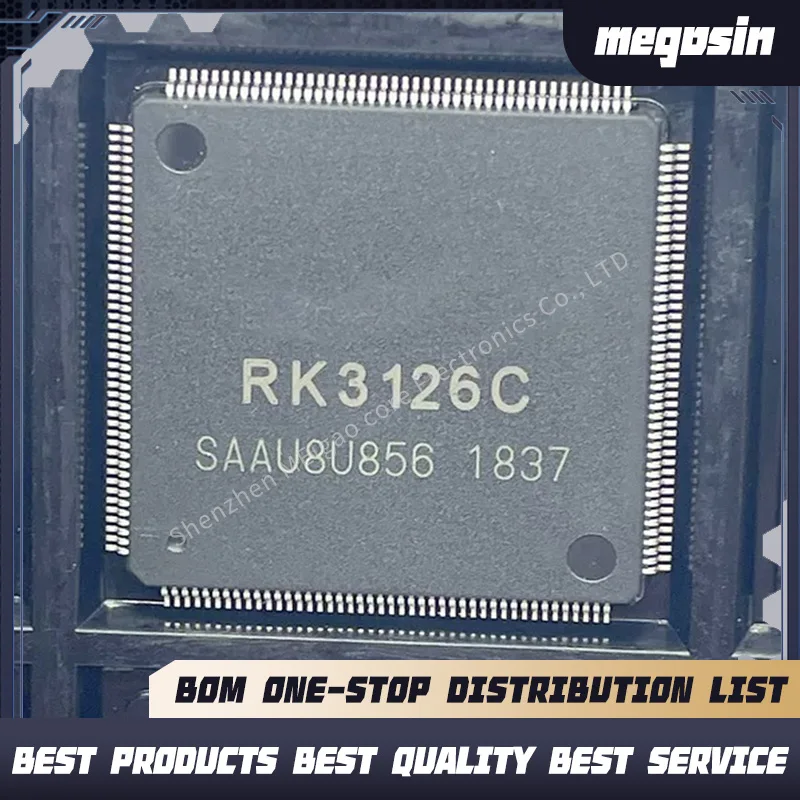 1PCS/LOT RK3126C RK3126 QFP144 Quad-core main control video encoding chip