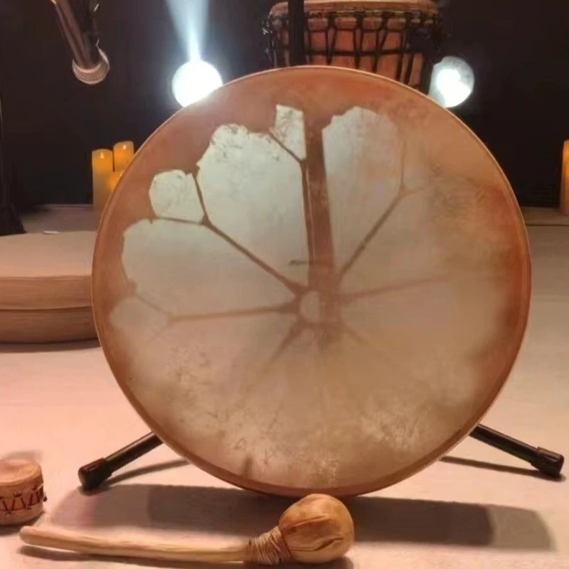 

Шаманский барабан из овчины, медитация, звуковое исцеление, шаманские барабаны, профессиональный барабан для йоги, взрослых, ручные ударные инструменты для отдыха