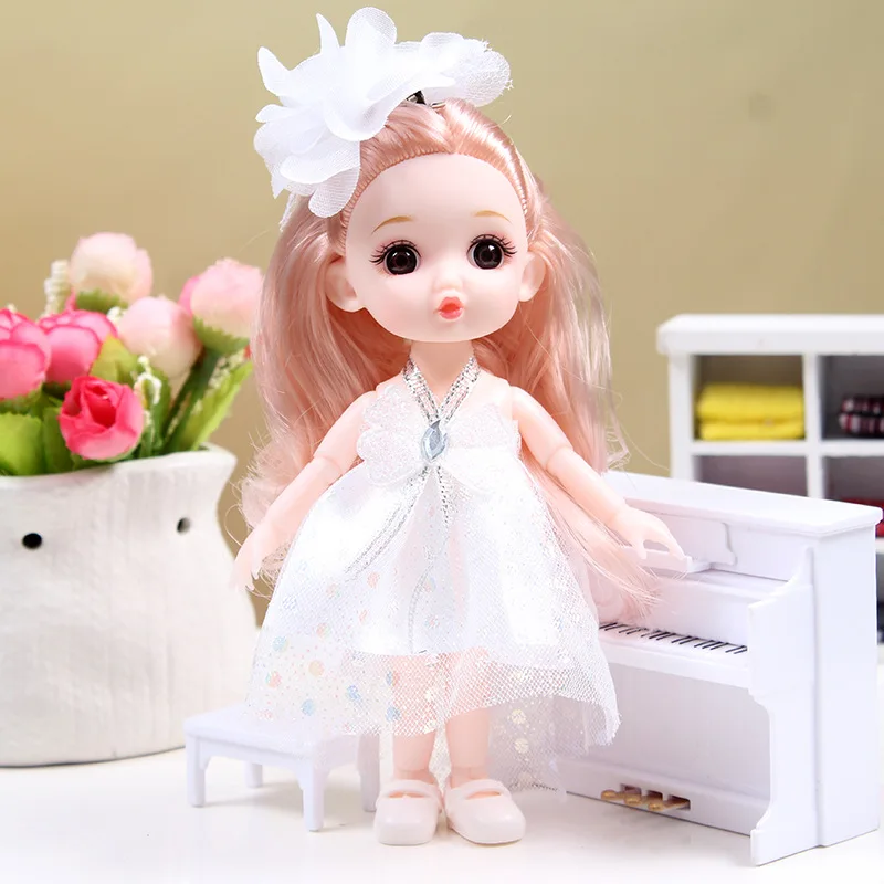 

17cm cute doll, a birthday toy for a girl, a princess dress doll gift