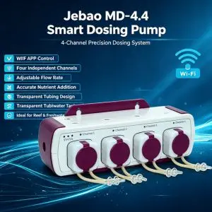 **Original Jebao Jecod MD-4.4 MD-4.5 Smart Aquarium Dosing Pump WiFi APP Bluetooth Control Automatic Peristaltic Liquid Doser Fo
