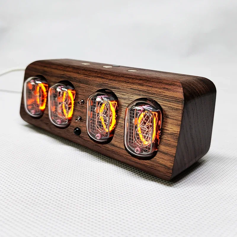 Nixie Tube Desk Clock Calendar Digital Elegant Electronic Table Clocks Retro Creative Clocks Bluetooth Control Watches Gift