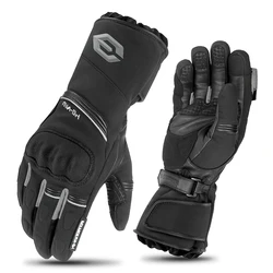 Waterproof Non-slip Riding Moto Gloves Motorcycle Gloves Winter Thickening Anti-fall Touch Screen Full Finger Gloves Protective