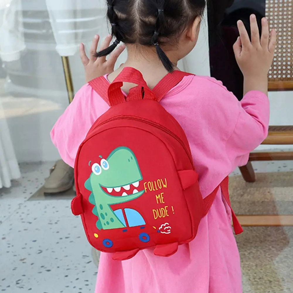 Cartoon Dinosaur Anti-lost Backpacks Kindergarten Schoolbag Children Boys Girls School Bag Safety Harness Reins Toddler Rucksack