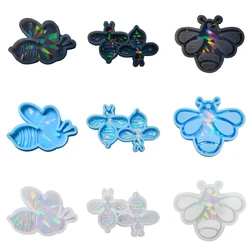 Holographic-Light Animal Resin Molds Christmas Mold for Keychain DIY Dropship