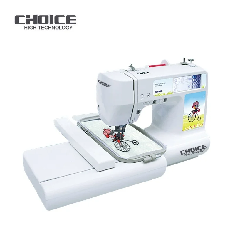 Household Portable Multi-function Domestic Computerized Pattern Embroidery Sewing Machine 650rpm