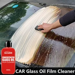 Car Glass Oil Film Rapidamente Cleaner, polimento, Auto Glass Coating Agent, impermeável Visão, Anti-Glare, Remoção de Mancha de água Colar