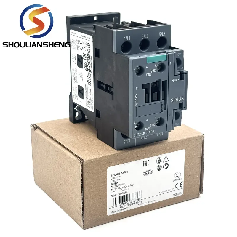 New Original Model 3RT2025-1AP00 SIEM AC Contactor PLC/PAC Controller for Industrial Automation Control with PLC Programming