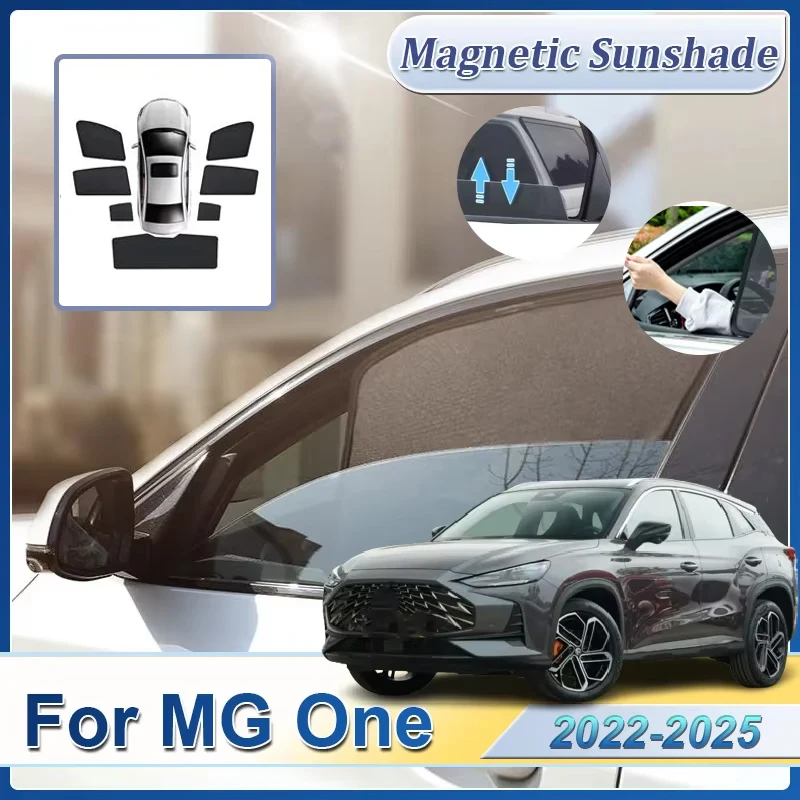 

Солнцезащитный козырек для лобового стекла автомобиля для аксессуаров MG One 2022 ~ 2025 2023 2024 анти-УФ-защита конфиденциальности магнитное покрытие блокирующая занавеска