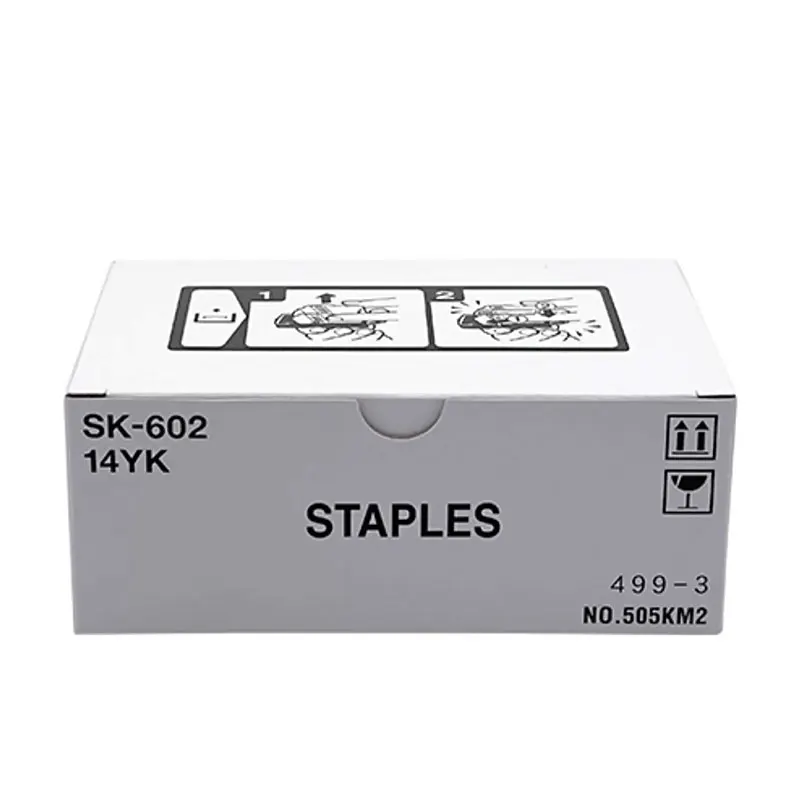 Caja de cartuchos de grapas SK602 para Konica Minolta C224 C284 C364 C454 C554 C258 C308 C368 c458 clavo de encuadernación