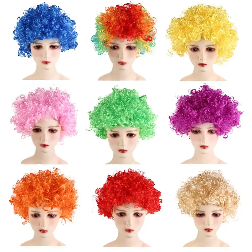 

Радуга, Хэллоуин, футбол, Φ, взрослый, Детский костюм, искусственные волосы для косплея, Искусственные парики, Забавный парик