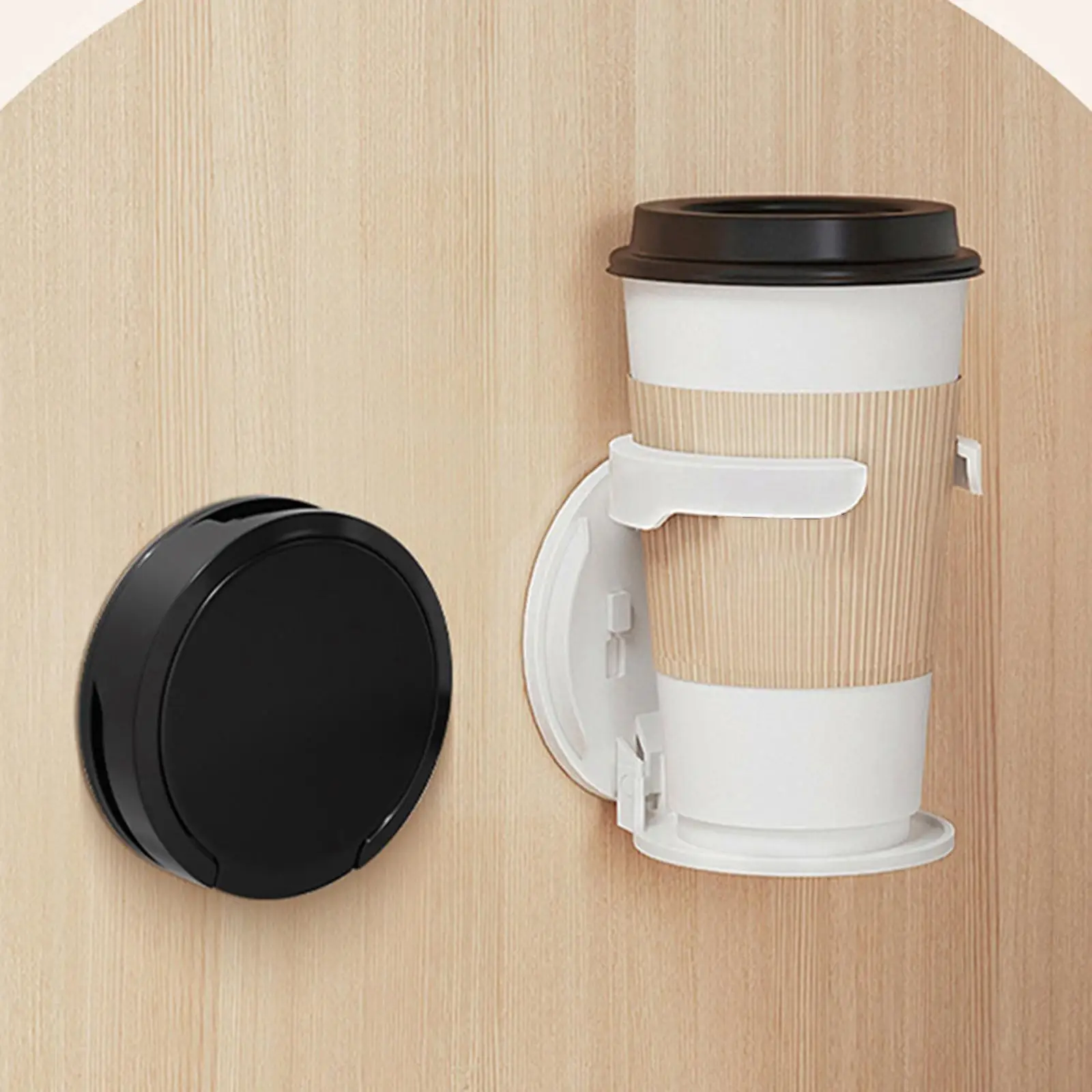 

TQH Wall Mounted Cup Holder Drink Holder Versatile Multifunctional Coffee Mup Rack Water Bottle Rack Dorm Bedroom Family Home