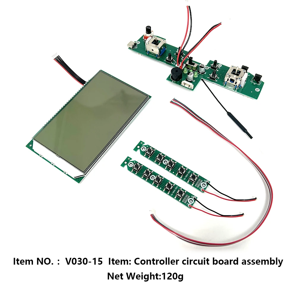 Flytec Official Original V030-15 Controller Circuit Board Assembly Launch Plate with Display Spare Parts For V030