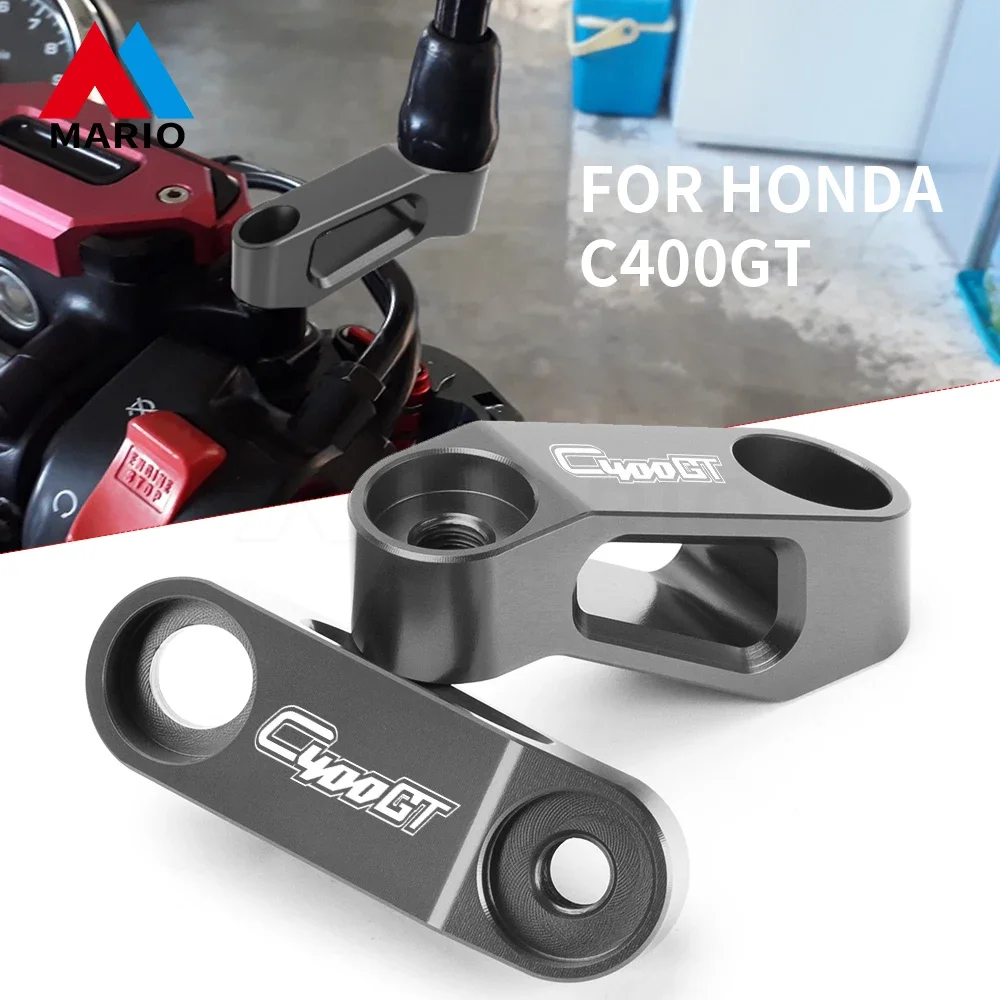 

For Honda C400X C400GT C650GT C 400X C 400 650 GT Motorcycle Aluminum Rearview Mirrors Riser Extension Extend Adapter Bracket