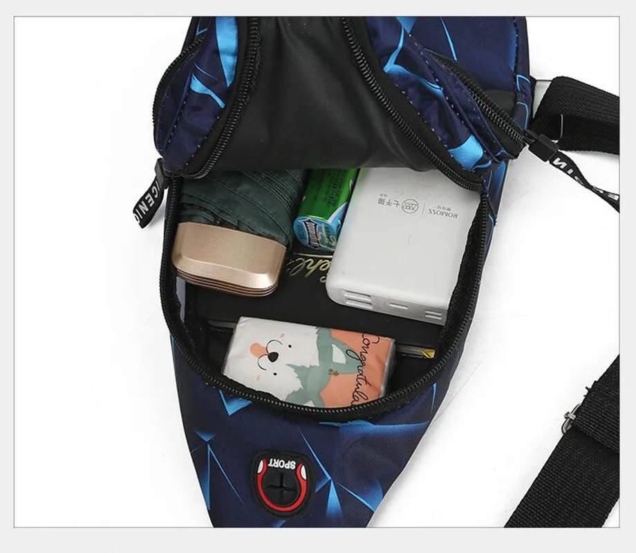 Men Women Shoulder Bags Waist Packs Sling Bag Crossbody Outdoor Sport Shoulder Chest Daily Picnic Canvas Couple Messenger Bag