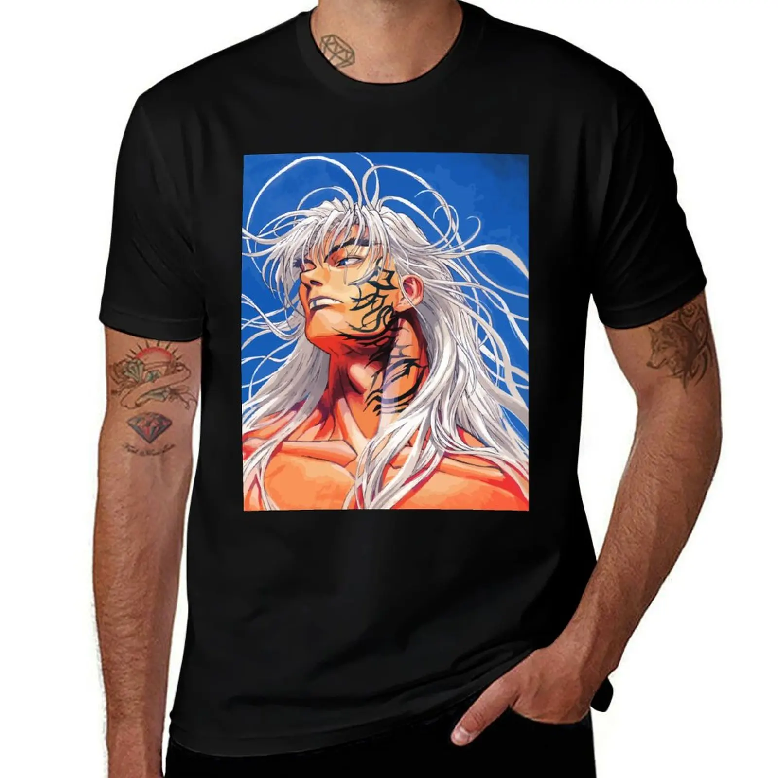 

Bastard 90s Anime T-Shirt cotton t shirt pack t shirts for man cotton soft T-Shirt