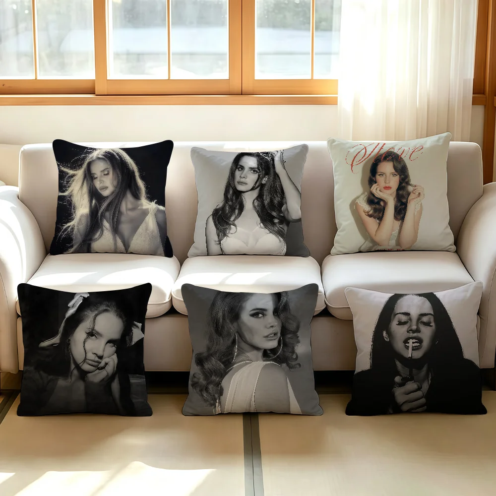 Singer L-Lana Del R-Rey cushion cover Comfortable Decorative For Bedroom Living room Dormitory Picnic and Holiday Decoration