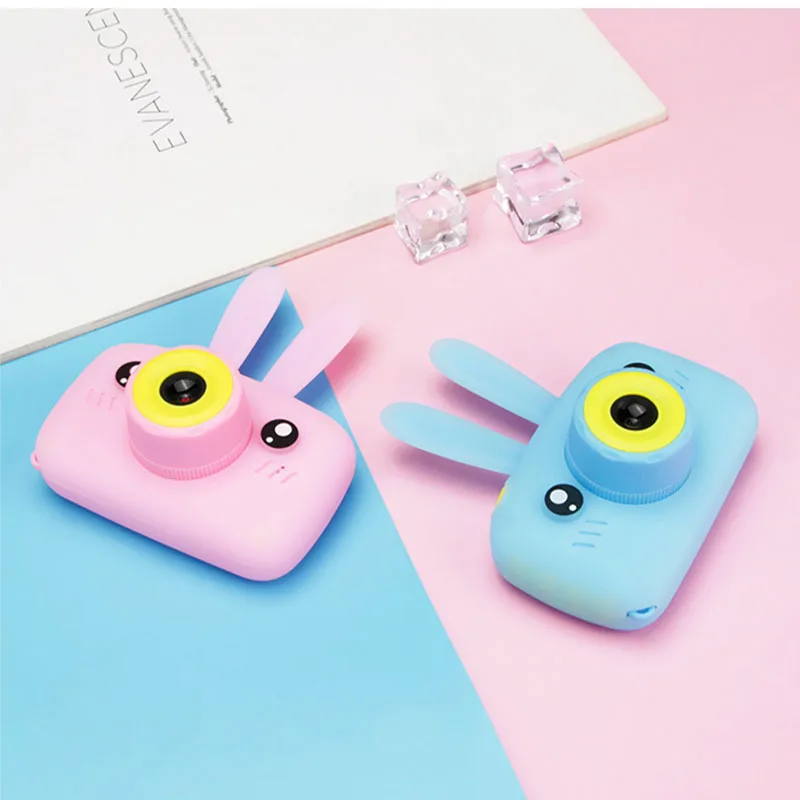 Mini appareil photo de dessin animé, écran HD de 2 pouces, jouets éducatifs pour enfants, appareil photo numérique vidéo Portable, cadeaux pour enfants avec carte SD de 32 go