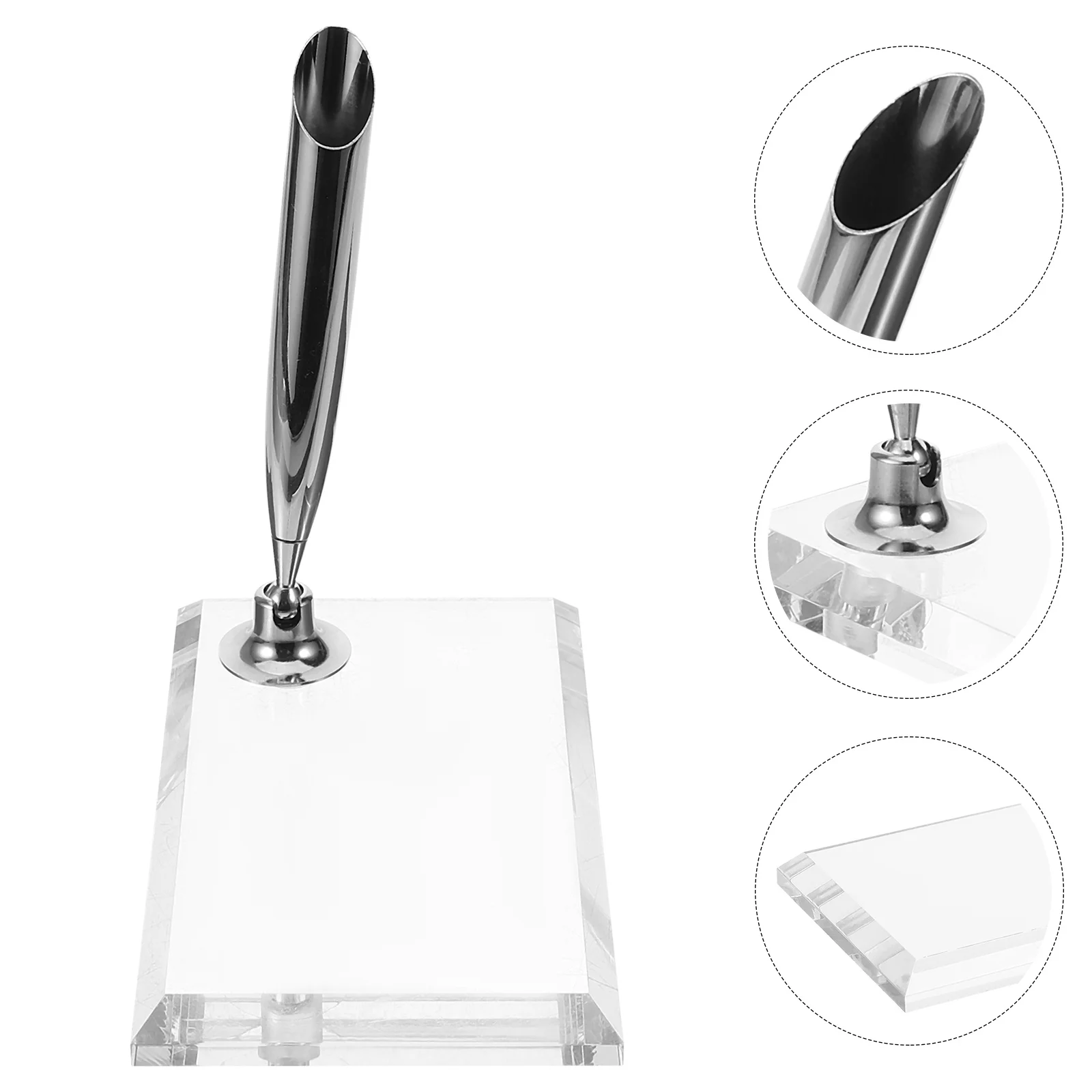 

Single Holder For Desk Dip Stand Office Pen Rest For Office Accessories Pen Rest Desktop Organizer