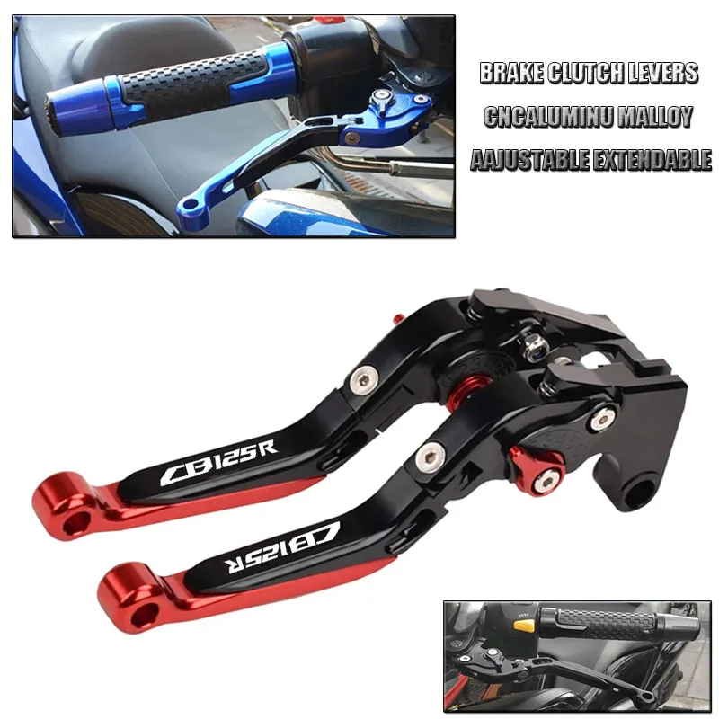 Motorcycle Accessories Adjustable Short Brake Clutch Lever Handles For Honda CB125R 2019