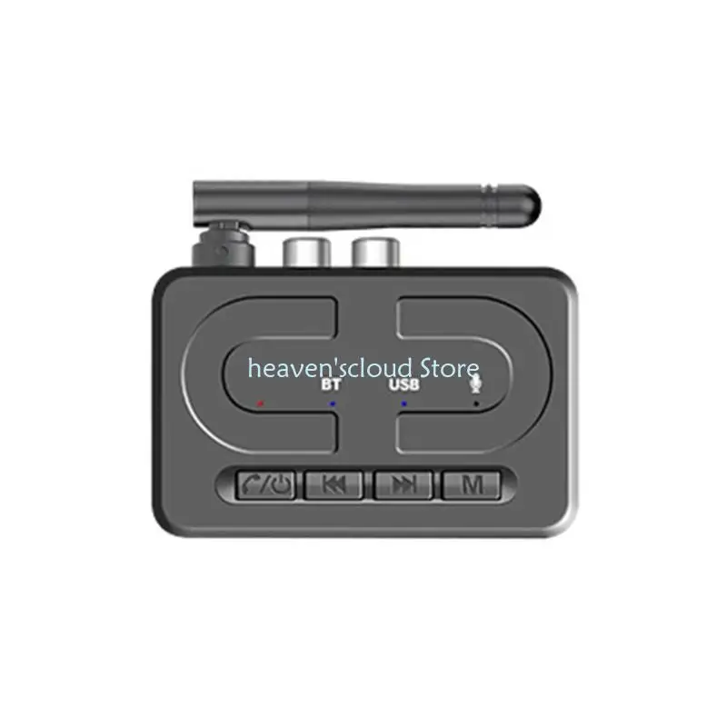 Y88B Bluetooth-compatible 6.0 Car Sound Receiver with USB Port 3.5mm Output for Car Music Streaming Calling Accessories