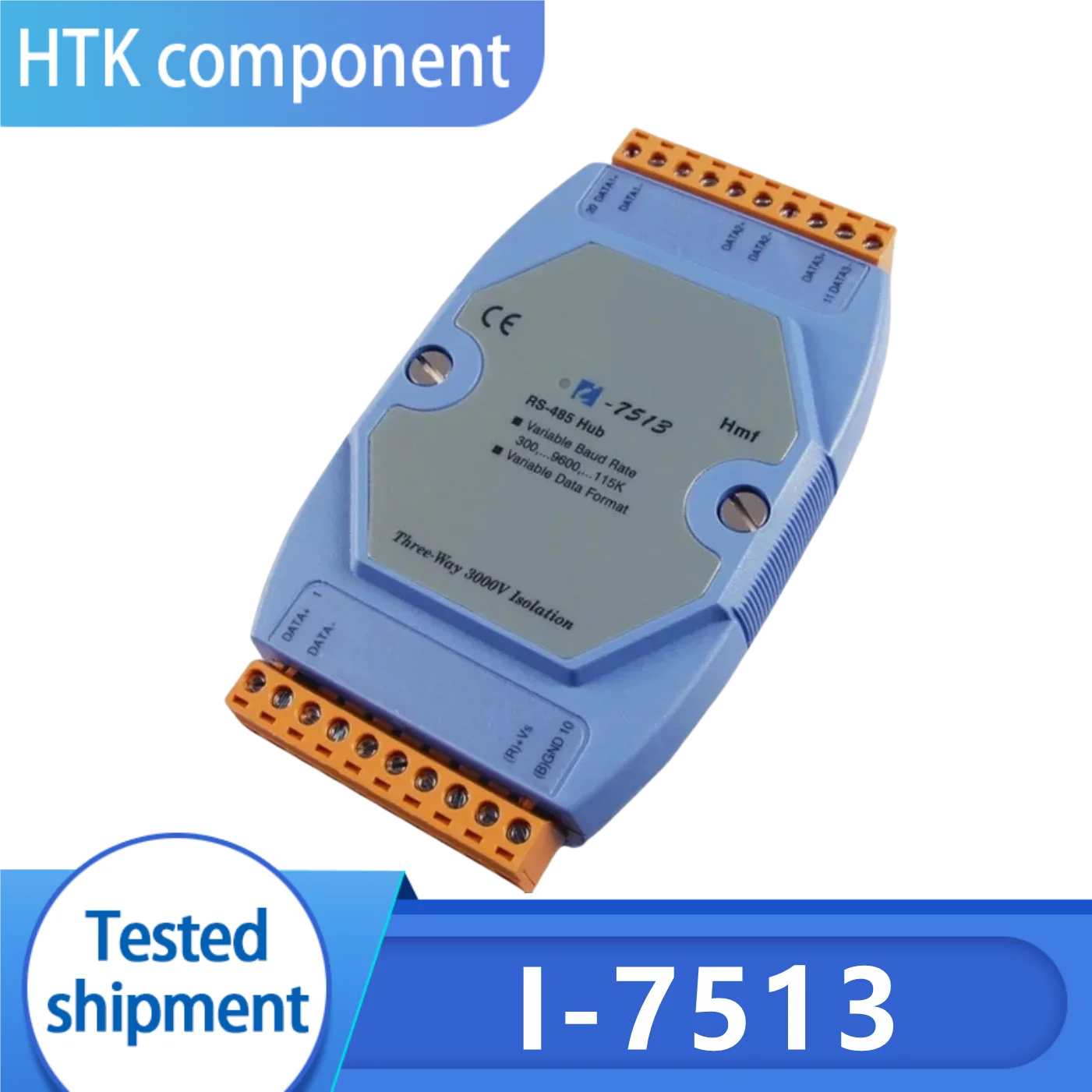 100% Test de fonctionnement I-7513 Extension RS-485 1 voie vers Module de port série 3 voies 485 Protection d'isolation triphasée