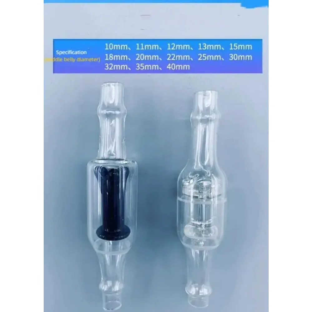 5PCS Liquid filling machine glass check valve accessory leakage throttle valve y type backflow prevention