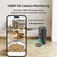 OEM 5L Automatic Cat Feeder With  Night Vision 1080P HD Video Tuya APP Dog Food Dispenser Automatic Pet Feeder With