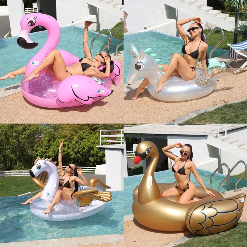 Inflatable Seashell Pool Floats with Pearl Ball, Diversity Pool Floating Chair for Swimming Pool Summer Beach Party for Adults