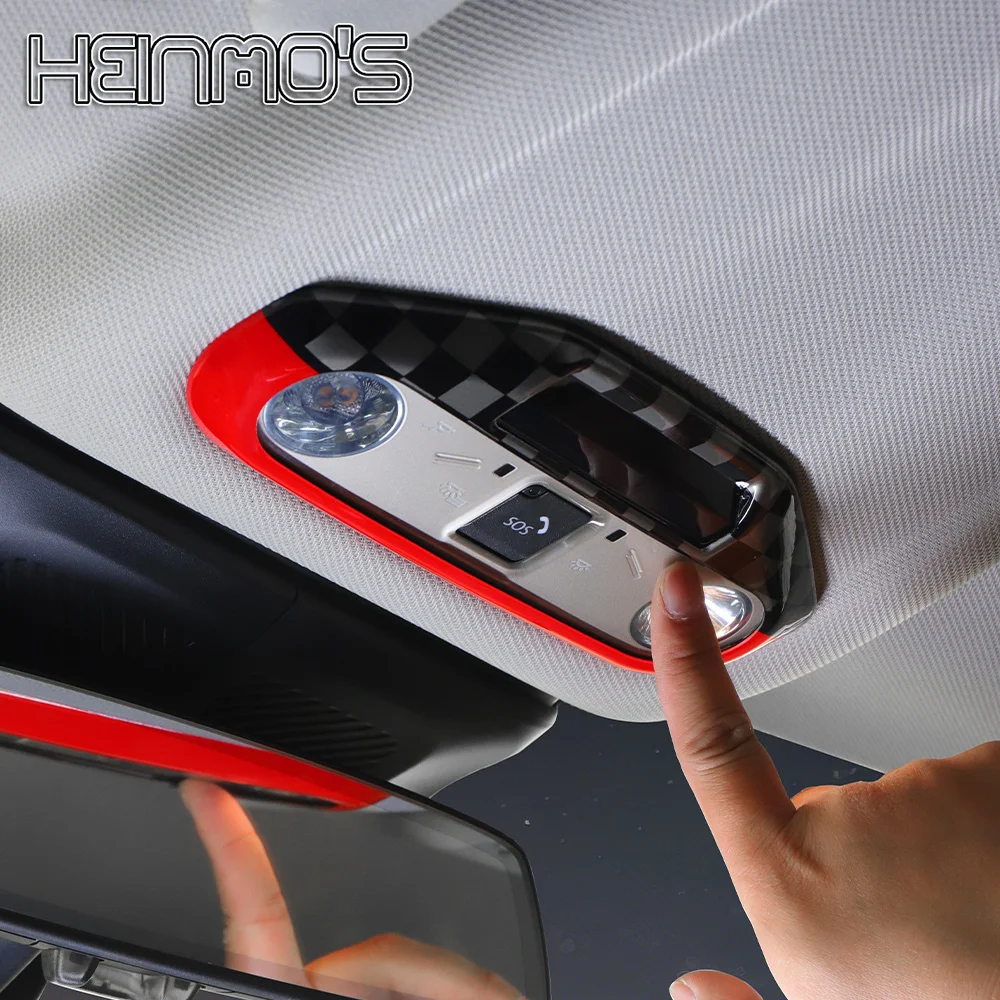 Car Interior Roof Front Rear Reading Light Frame Sticker Compatible With MN Cooper E SE J01 Aceman J05 2024+ Accessories
