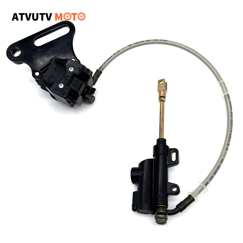 15mm Motorrad Hydraulische Hinten Scheibenbremssattel Mit Hauptzylinder Für 125cc -160cc ATV Dirt Bike PIT Bike Motocross
