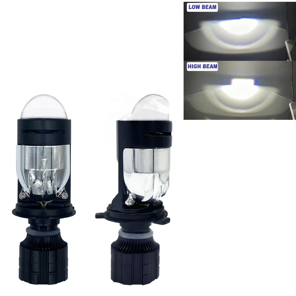 

H4 Светодиодная фара с линзой проектора A82 Автомобильная светодиодная фара 1200LM 120W Противотуманная фара Canbus 6000K Лампа дальнего/ближнего света для авто мотоцикла 12V