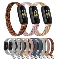 Metal Magnetic Watch Strap for Fitbit Inspire 3 Band Stainless Steel Watchband Bracelet for Fitbit Inspire 3 Strap Wristband