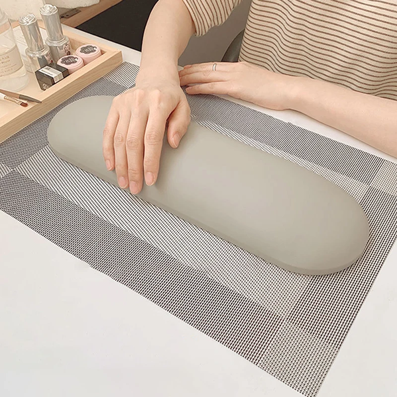 

1Pc PVC Nail Art Mat Professional Manicure Pad Beauty Makeup Hand Practice Salon Tool Gorgeous Nail Art Accessory For Women