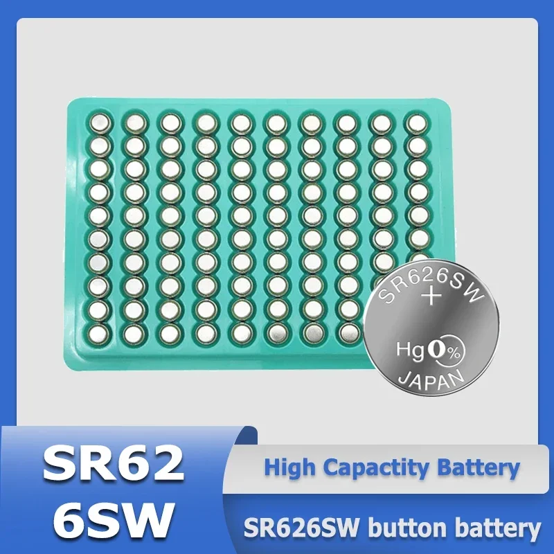 2024 New High Quality AG4 377A LR626 SR626SW Battery Button For Watch Electronic Clock Movement Gifts