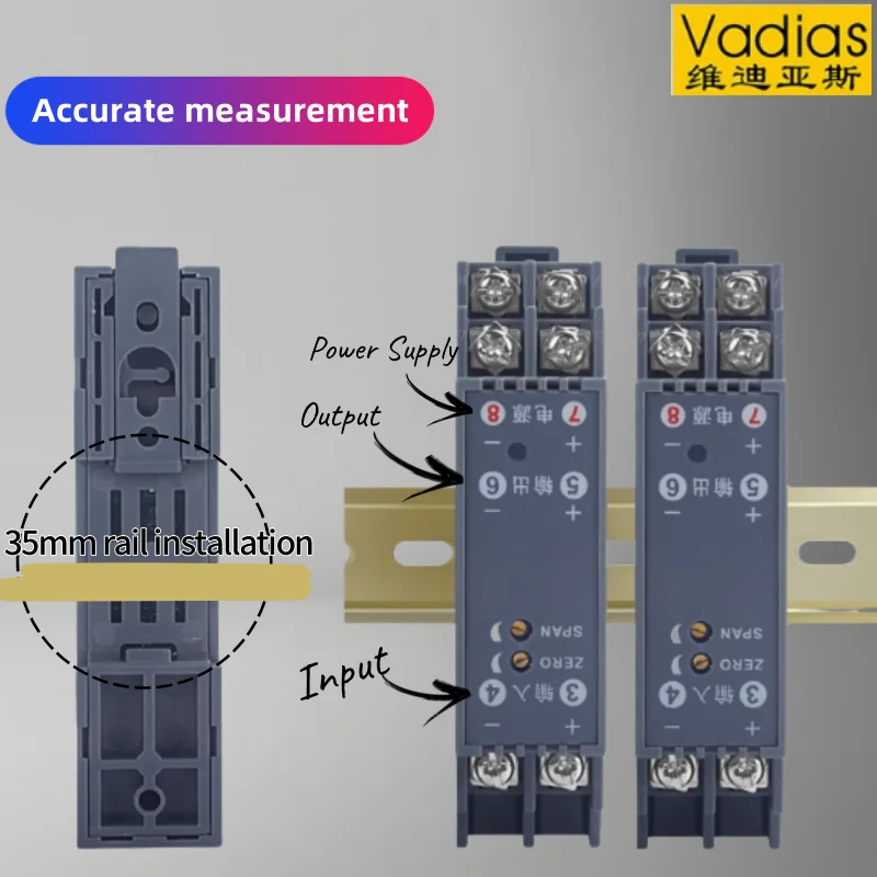 

AC Voltage Transmitter 4-20mA 100V Voltage Transducer 200V 1000V DC 24V Voltage Sensor 0-10V 0-5V RS485 AC Voltage Transmitter