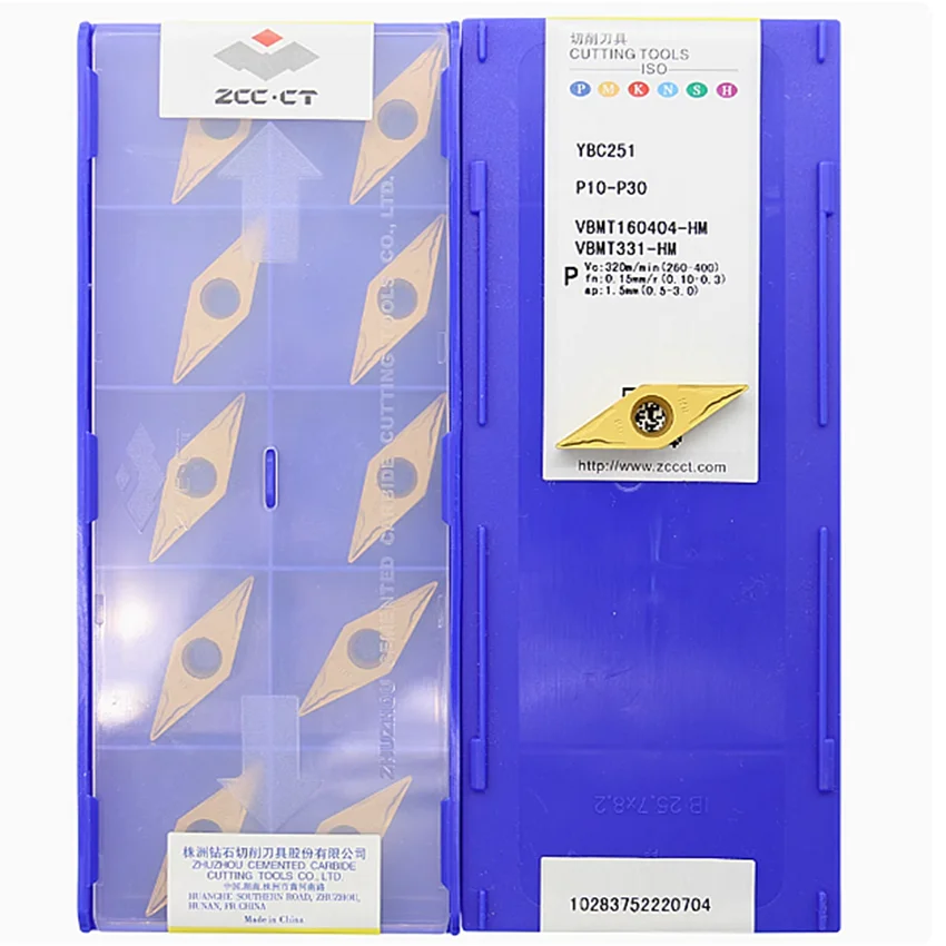 

VBMT160404-HM YBC251/VBMT160404-HM YBC252/VBMT160404-HM YBC152/VBMT160404-HM YBC151 YBC351 ZCC.CT CNC blade carbide inserts tool