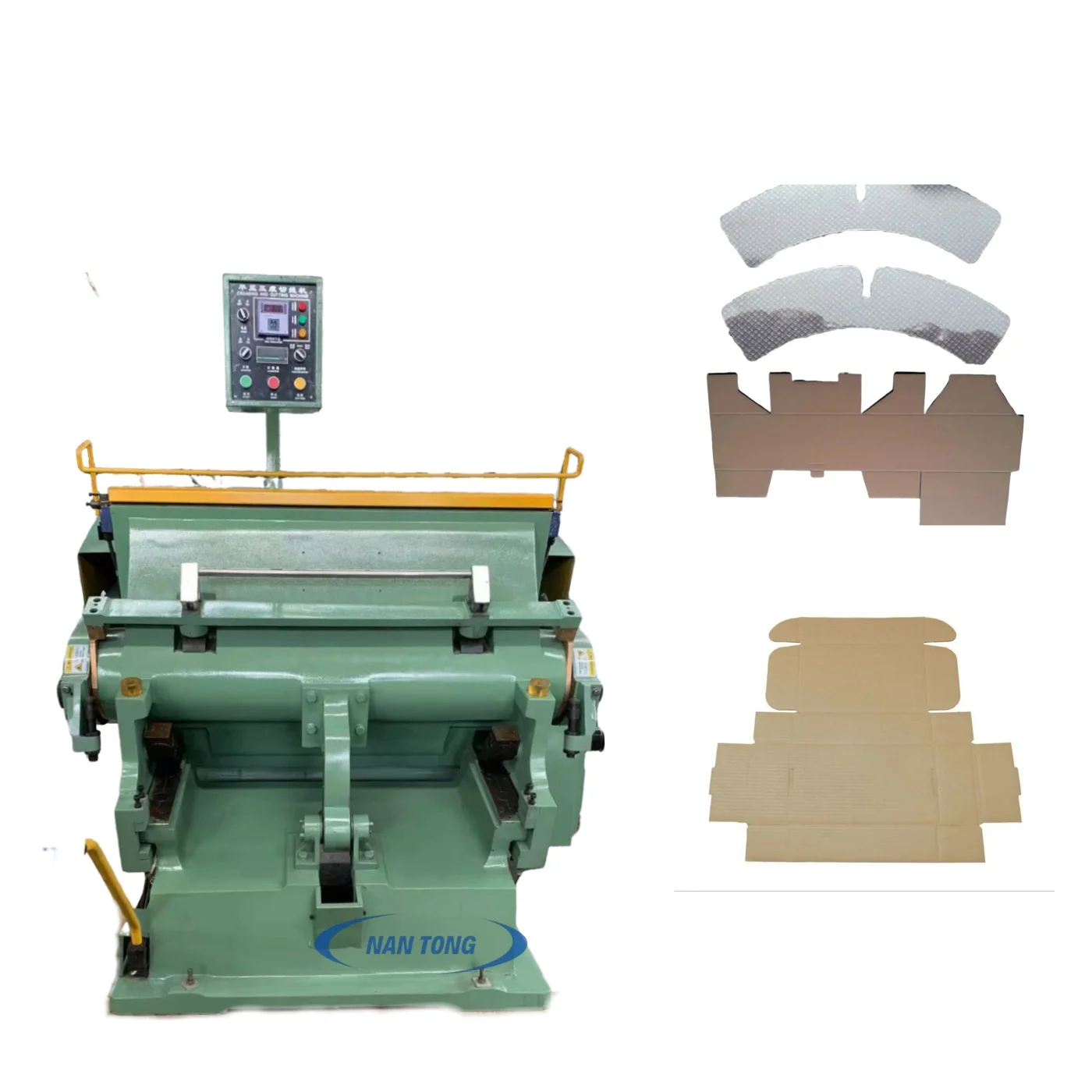 High-Speed Manual Creasing Die Cutting Paperboard Machine New Condition for Manufacturing Plant and Kardboard Creasing