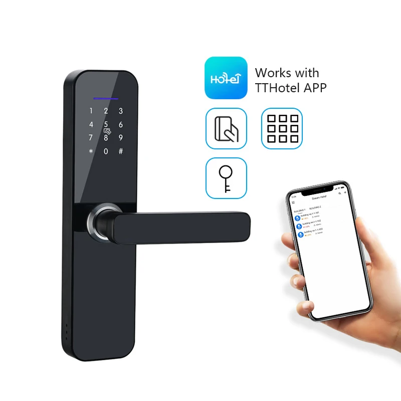 Wireless Bluetooth Online Management System TThotel Digital Door Locks