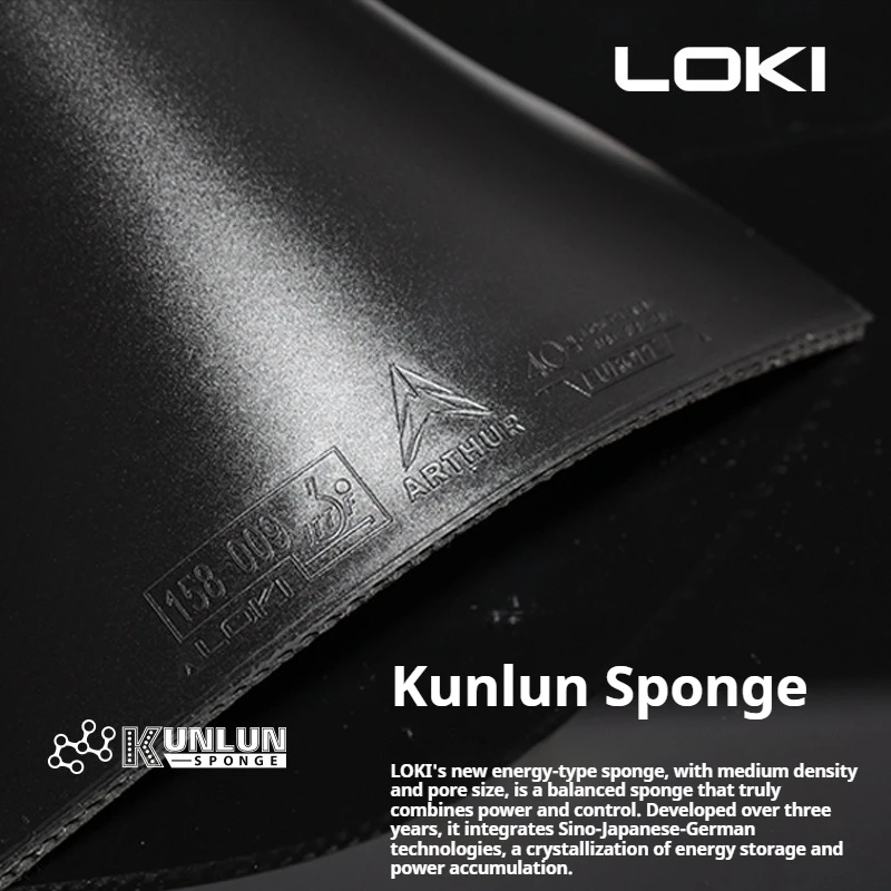 LOKI Arthur Europe Diamond Table Tennis Rubber Non-sticky Pimples in ITTF Approved Ping Pong Rubber with Carbon Cake Sponge image 3