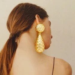 Fashion Chunky Earrings For Women Irregular Dangle Drop Big Earrings Stud Earrings Big Pendant Jewelry Wedding Gifts