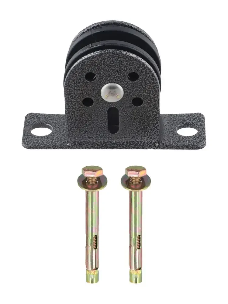 Indoor And Outdoor Uses Bearing Pulley DIY Pulley Easy Installation Bearing Pulley 300-600 Pounds Capacity Double-Bearing System