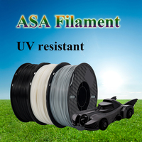 KINGROON ASA filament UV Resistant 100% no bubble water resistant Plastic 1.75mm 3D Printing Material for 3D Printers 3D Pens