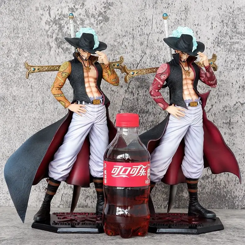 

30cm Dracule Mihawk Model One Piece Action Figure One Pieces Hawk Eye Figurine Anime Peripheral PVC Figuras Ornaments Toys Gift