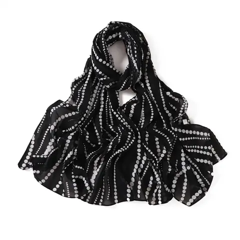 12 best sales मुद्रित शिफॉन हिजाब - №4