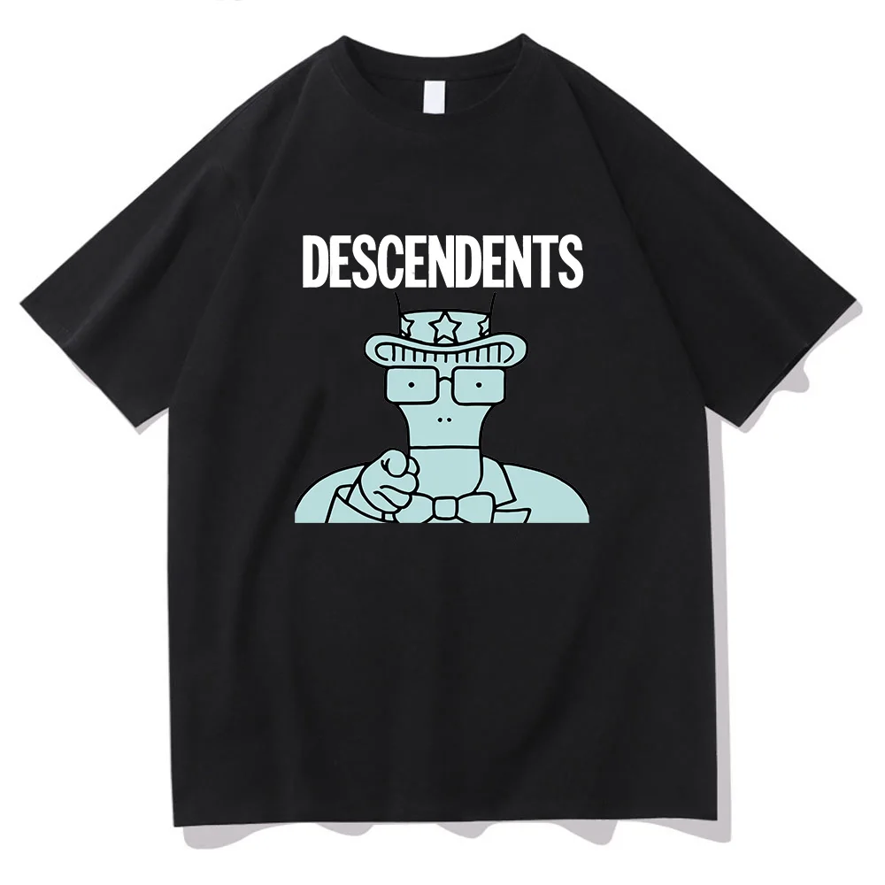 Descendents Cotton T-shir Graphic Printing Cartoon Hip Hop Tee-shirt Summer Gothic Fashion Tshirt Camisetas Vintage Punk Clothes